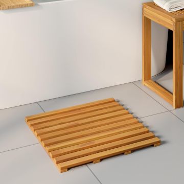 Tappeto da bagno 2 pz Naturale 50 x 48 cm