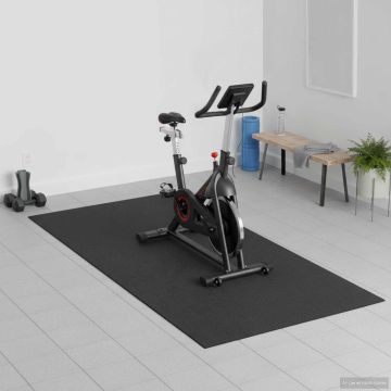 Tappetino di Protezione Sportiva Nero 120 x 60 x 0,6 cm