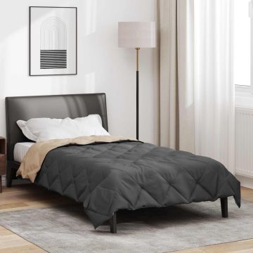 Piumone Estivo 220 x 155 cm Estate 200 gsm Antracite e Talpa