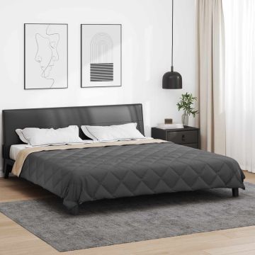 Piumone Estivo 220 x 240 cm Estate 200 gsm Antracite e Talpa