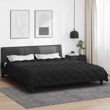 Piumone Invernale 220 x 240 cm 450 gsm Nero