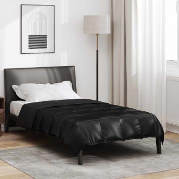 Piumone Estivo 155 x 200 cm 200 gsm Nero