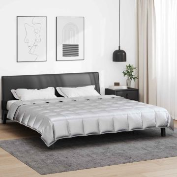 Piumone Estivo Argento 220 x 260 cm Satin e Micropile