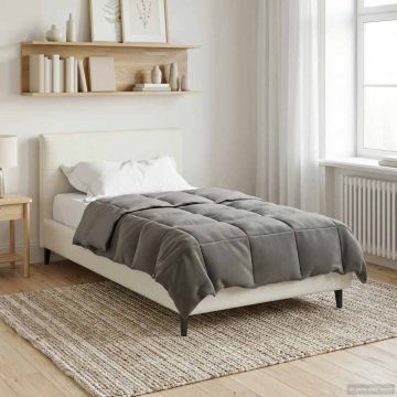 Piumino Letto Estivo 140 x 200 cm Estate Grigio Chiaro