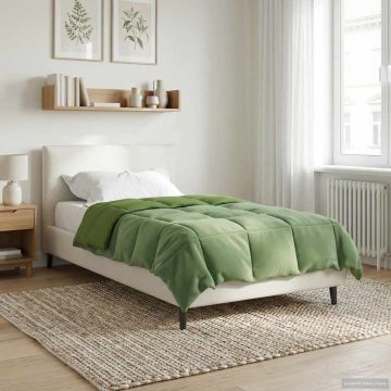 Piumino Letto Estivo 135 x 220 cm Estate Verde Traspirante
