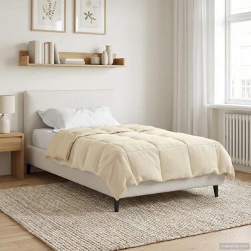 Piumino Letto Estivo 140 x 200 cm Estate Crema Traspirante