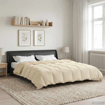Piumino Letto Estivo 200 x 220 cm Estate Crema Traspirante