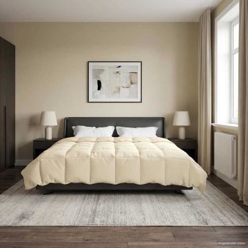 Piumino Letto Estivo 240 x 260 cm Estate Crema Traspirante