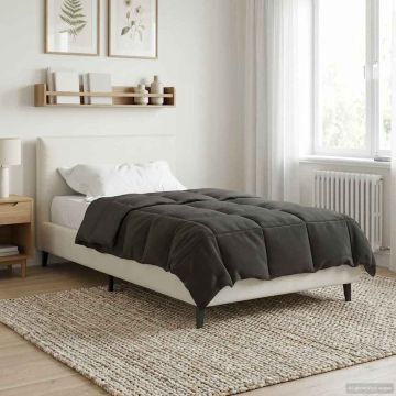 Piumone Completo Annuale 135 x 200 cm 4 stagioni Antracite
