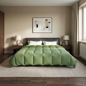 Piumone Completo Annuale 200 x 240 cm 4 stagioni Verde
