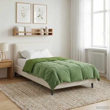 Piumone Completo Annuale 135 x 220 cm 4 stagioni Verde