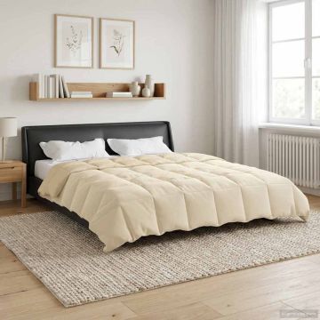 Piumone Completo Annuale 200 x 200 cm 4 stagioni Crema