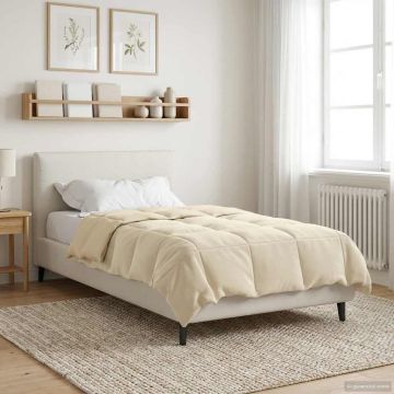 Piumone Completo Annuale 135 x 220 cm 4 stagioni Crema