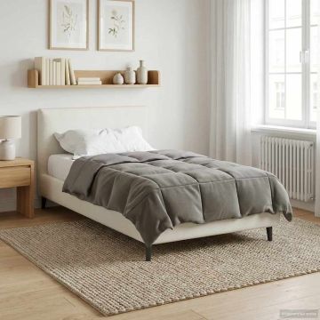 Piumone Invernale 155 x 220 cm Inverno Grigio chiaro Traspirante