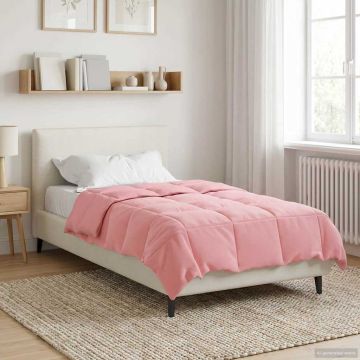 Piumone Invernale 140 x 200 cm Inverno Rosa Traspirante