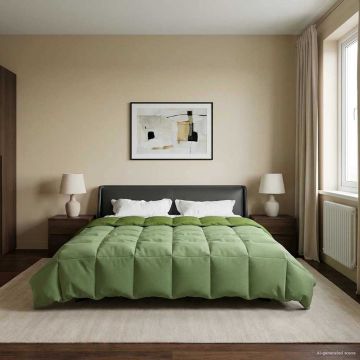 Piumone Invernale 200 x 240 cm Inverno Verde Traspirante