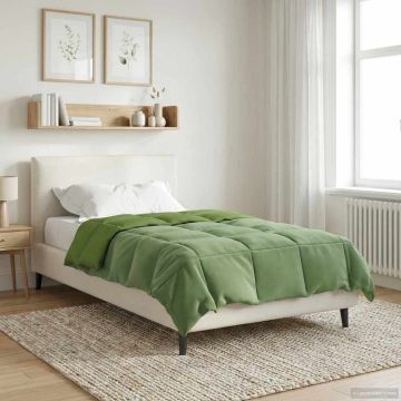 Piumone Invernale 135 x 200 cm Inverno Verde Traspirante