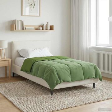 Piumone Invernale 155 x 220 cm Inverno Verde Traspirante