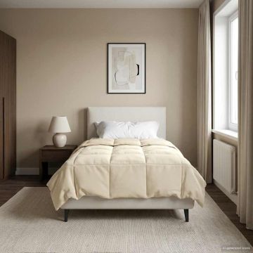 Piumone Invernale 135 x 220 cm Inverno Crema Traspirante