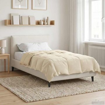 Piumone Invernale 155 x 220 cm Inverno Crema Traspirante