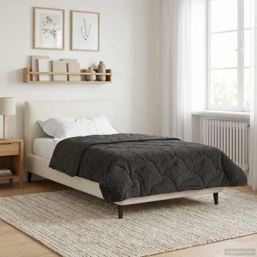 Piumino Letto Estivo 155 x 200 cm Estate Antracite Traspirante