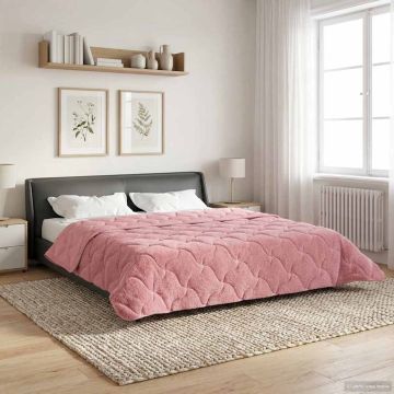 Piumino Letto Estivo 200 x 240 cm Estate Rosa Traspirante