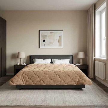 Piumino Letto Estivo 200 x 200 cm Estate Tortora Traspirante