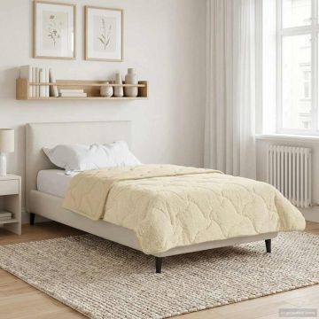 Piumino Letto Estivo 135 x 220 cm Estate Crema Traspirante