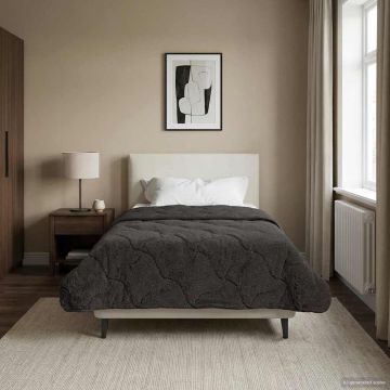 Piumone Completo Annuale Trapuntato Antracite 140 x 220 cm