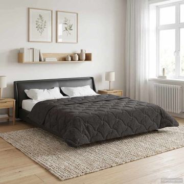 Piumone Completo Annuale Trapuntato Antracite 220 x 240 cm