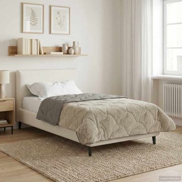 Piumone Completo Annuale Trapuntato Grigio chiaro 135 x 200 cm