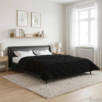 Piumone Completo Annuale Trapuntato Nero 240 x 260 cm