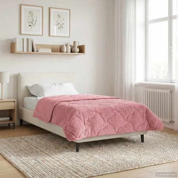 Piumone Completo Annuale Trapuntato Rosa 155 x 200 cm