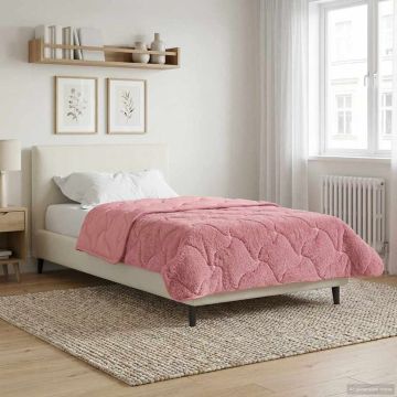 Piumone Completo Annuale Trapuntato Rosa 135 x 220 cm