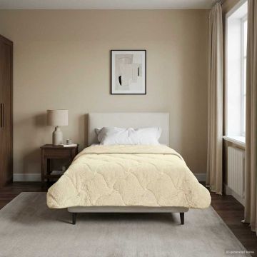 Piumone Completo Annuale Trapuntato Crema 135 x 200 cm
