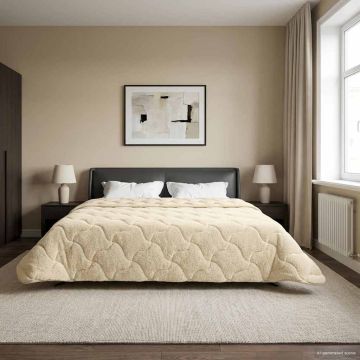 Piumone Completo Annuale Trapuntato Crema 200 x 240 cm