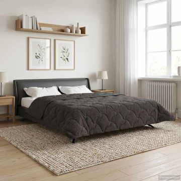 Piumone Invernale 200 x 220 cm Inverno Antracite Traspirante