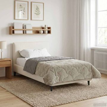 Piumone Invernale 140 x 220 cm Inverno Grigio chiaro Traspirante