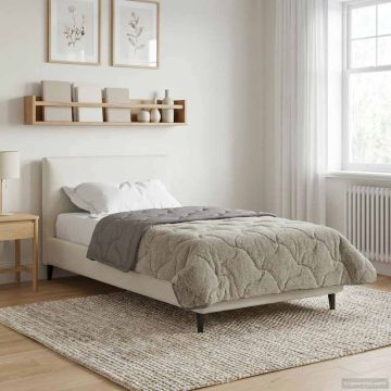 Piumone Invernale 155 x 200 cm Inverno Grigio chiaro Traspirante
