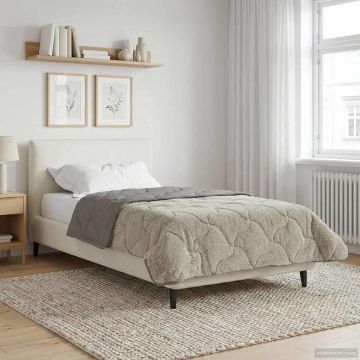 Piumone Invernale 140 x 220 cm Inverno Grigio chiaro Traspirante