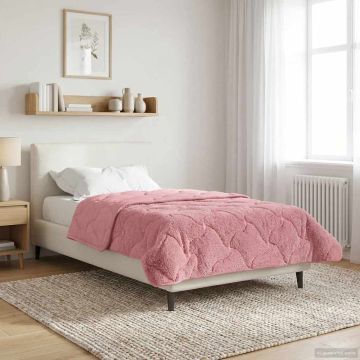 Piumone Invernale 135 x 200 cm Inverno Rosa Traspirante