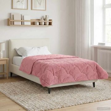 Piumone Invernale 135 x 200 cm Inverno Rosa Traspirante
