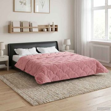 Piumone Invernale 200 x 220 cm Inverno Rosa Traspirante