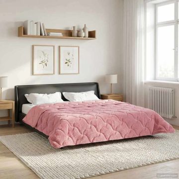 Piumone Invernale 220 x 260 cm Inverno Rosa Traspirante