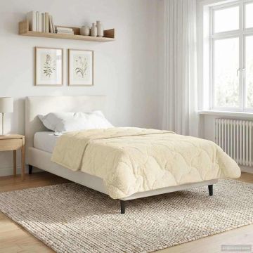 Piumone Invernale 140 x 200 cm Inverno Crema Traspirante