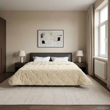 Piumone Invernale 200 x 240 cm Inverno Crema Traspirante