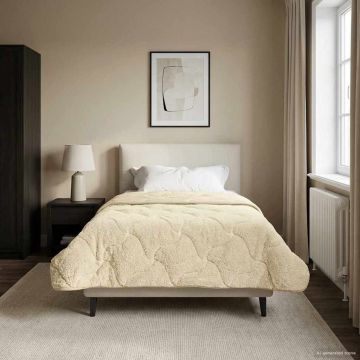 Piumone Invernale 140 x 220 cm Inverno Crema Traspirante