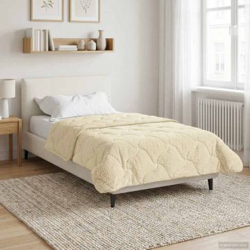 Piumone Invernale 155 x 220 cm Inverno Crema Traspirante