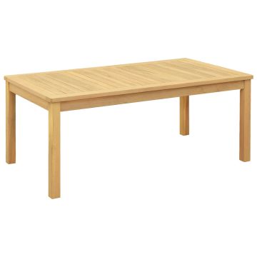 Tavolino da salotto Acacia chiaro 110 x 60 x 45 cm