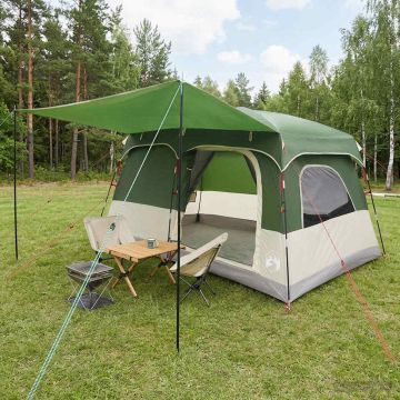 Tenda Familiare 6 persona Verde Poliestere